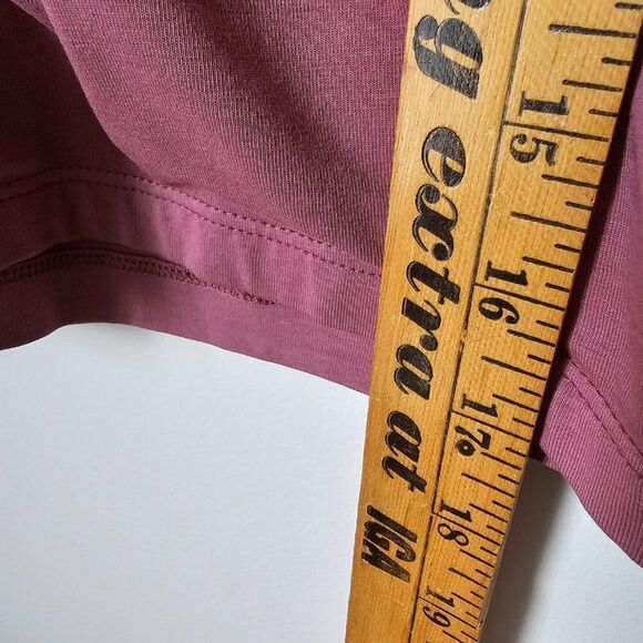 EUC LIKE NEW PINK VICTORIA'S SECRET MAEVE SURPLICE SEMI CROP LONGSLEEVES TOP S - Picture 16 of 16